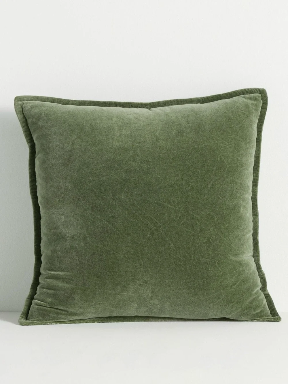 Anthropologie Velvet Green Trova Pillow Cover